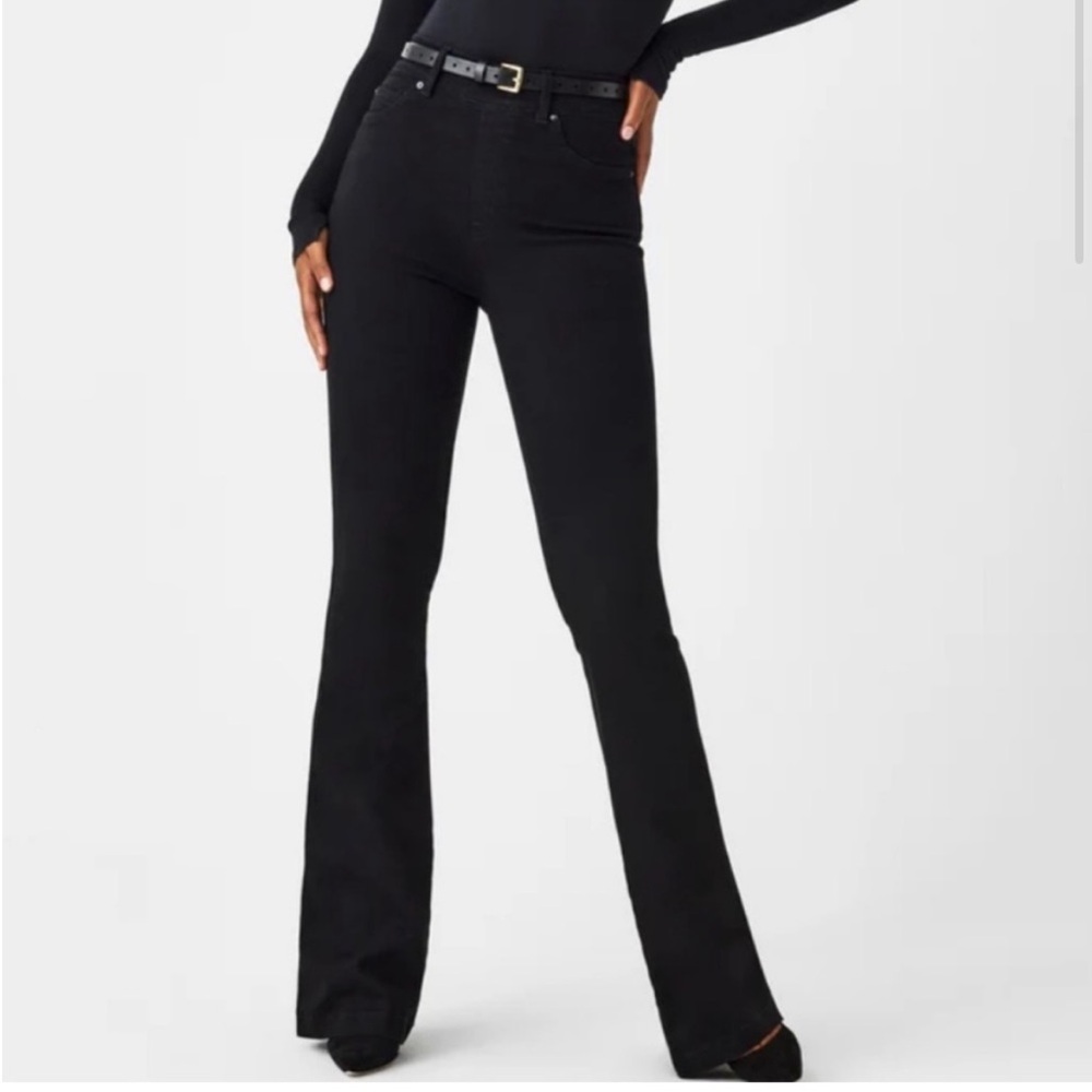 SPANX Black Flare Leg Jeans
